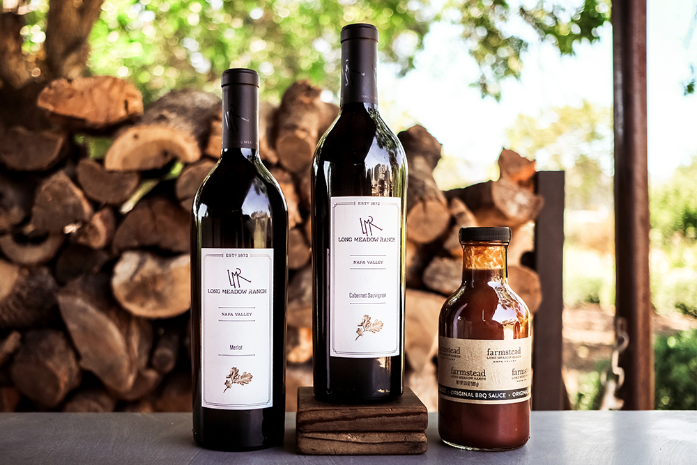 Long Meadow Ranch Wine and BBQ set