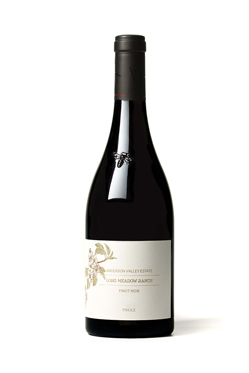 Bottle of Long Meadow Ranch wine