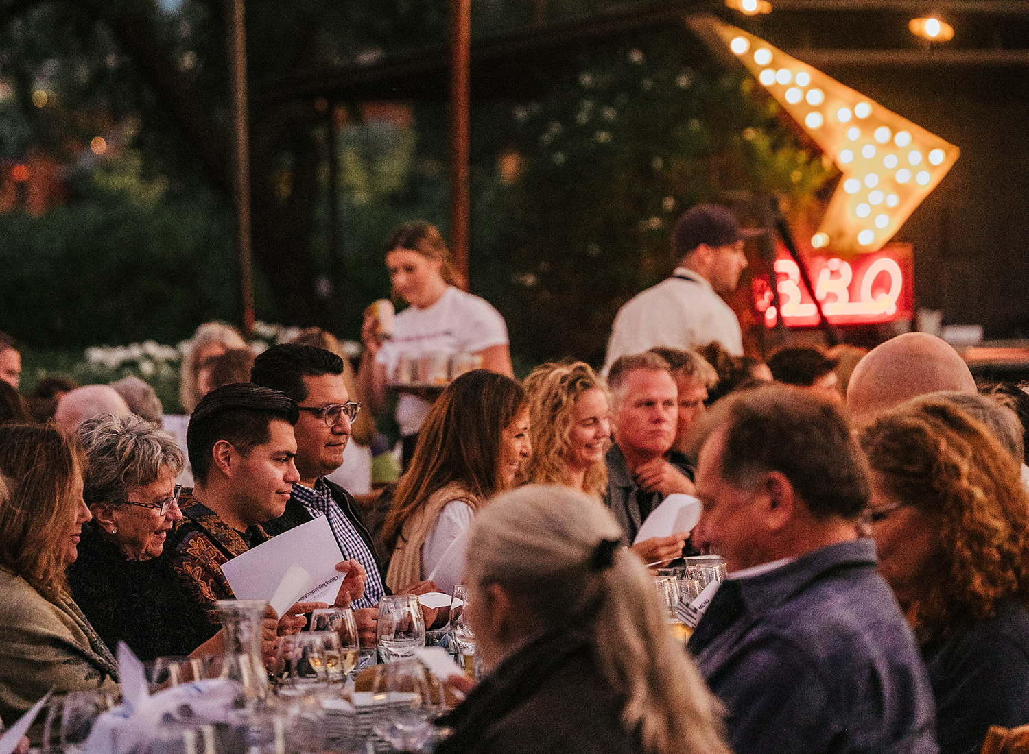 Large outdoor gathering